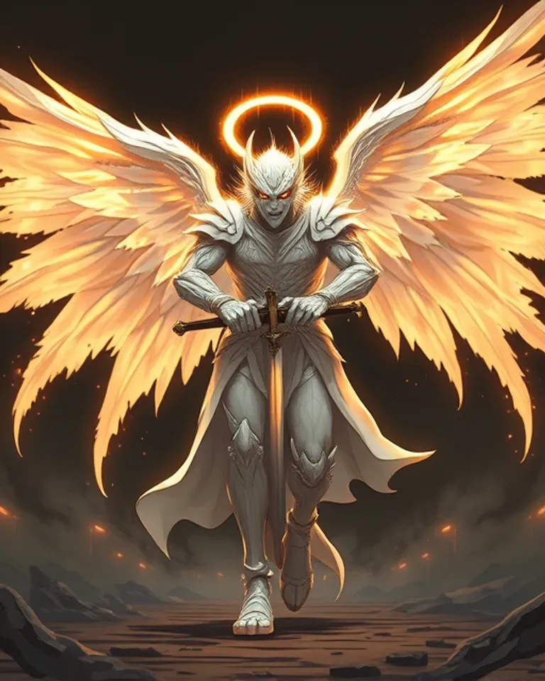 Portrait of Lore accurate angel