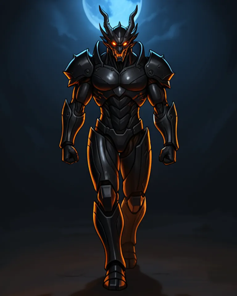 Portrait of Black phantom china cyberdragongod