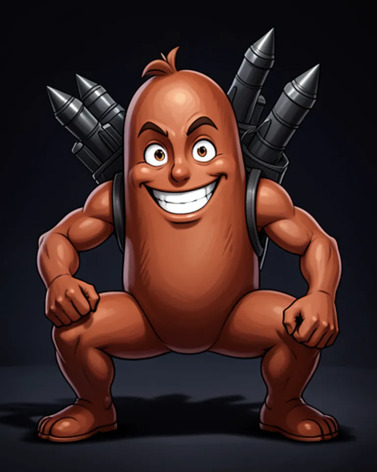 Portrait of The Sausage of Destruction