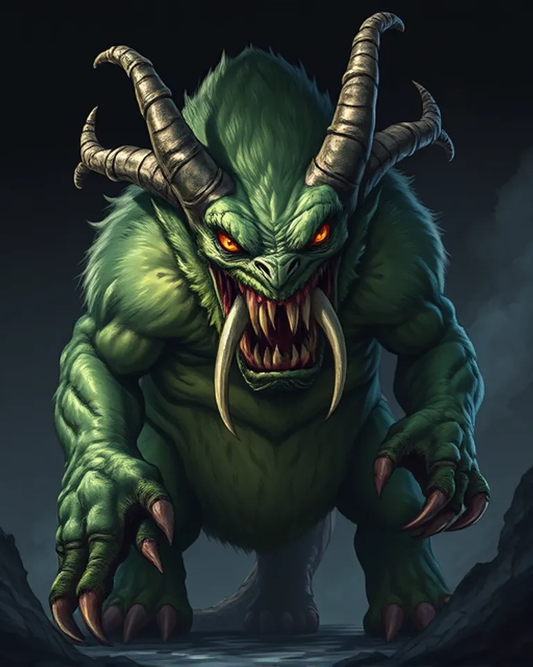 Portrait of Wiggog Y'wrath the Lord in Black