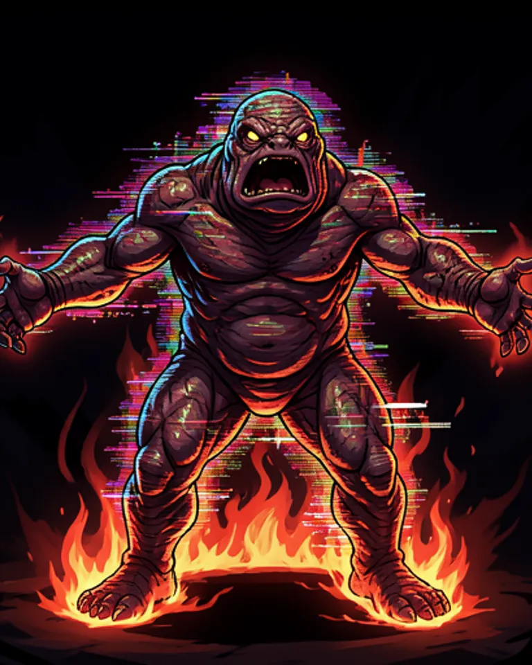 Portrait of Mass of Hate