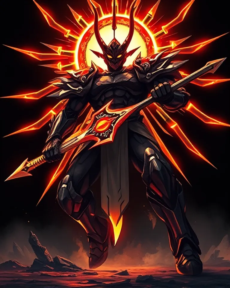 Portrait of Colossal Eldritch Sun God