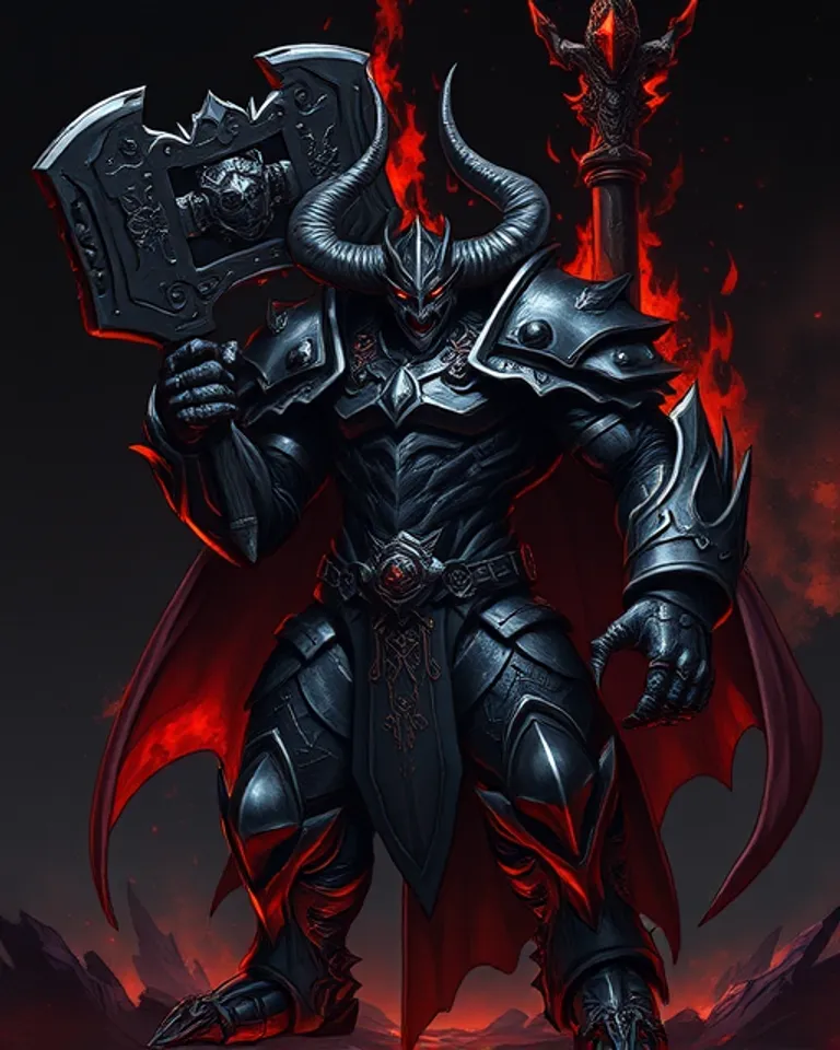 Portrait of VROESH, The Hell Empereor