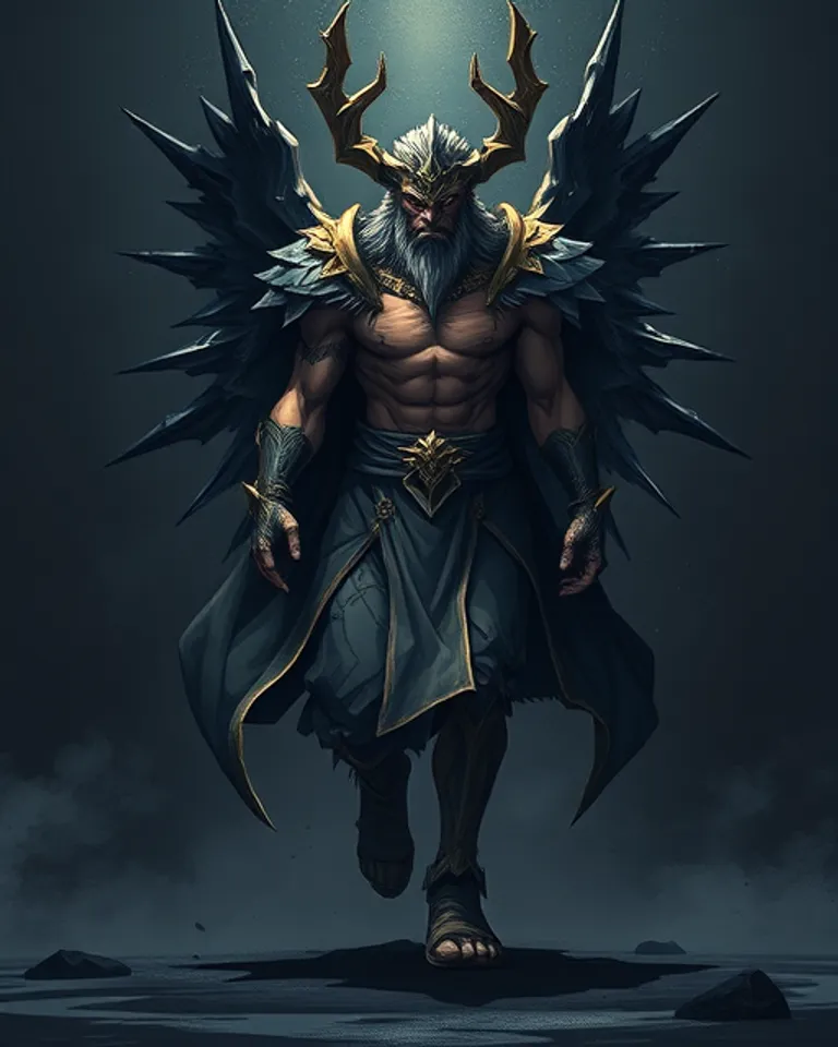 Portrait of The Demigod of yahweh