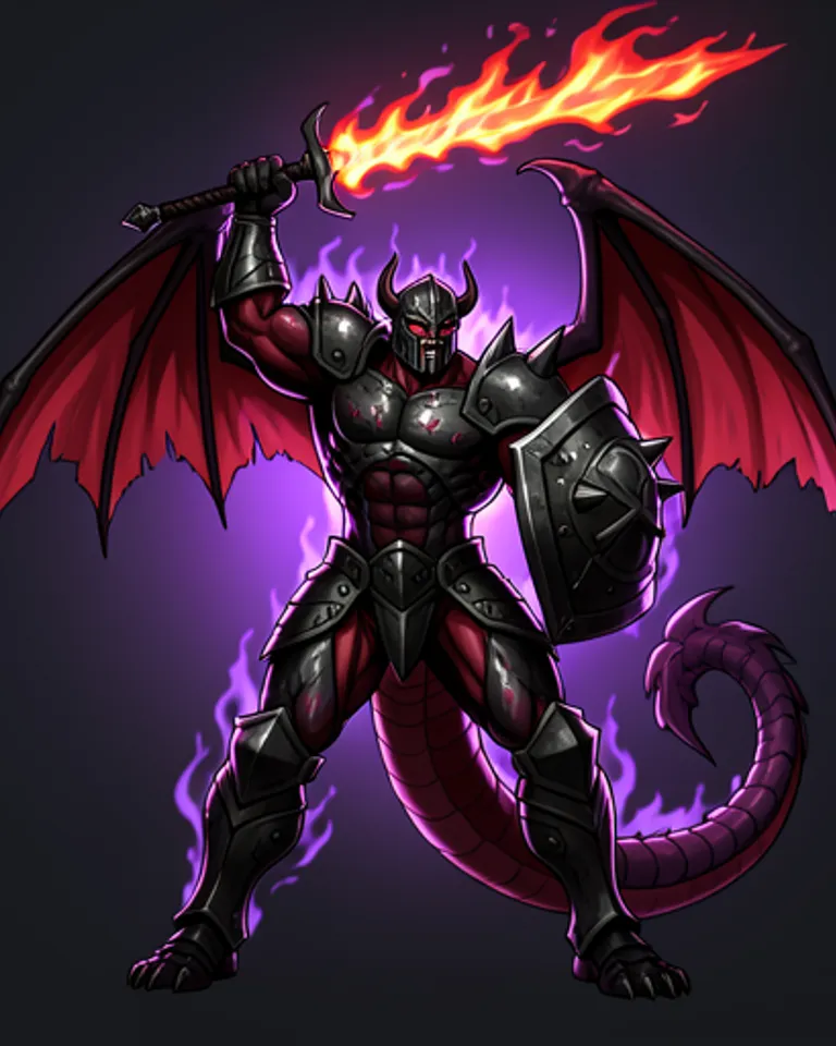 Portrait of Drazgog the destroyer of heaven