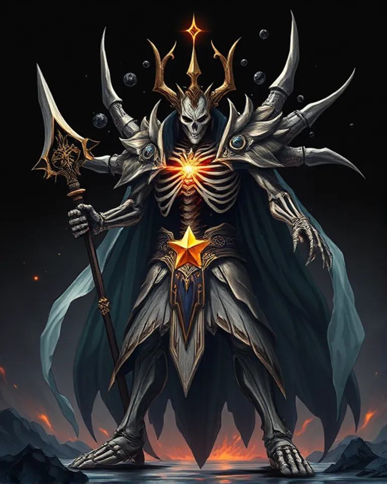 Portrait of Asterion, Star-Eater King