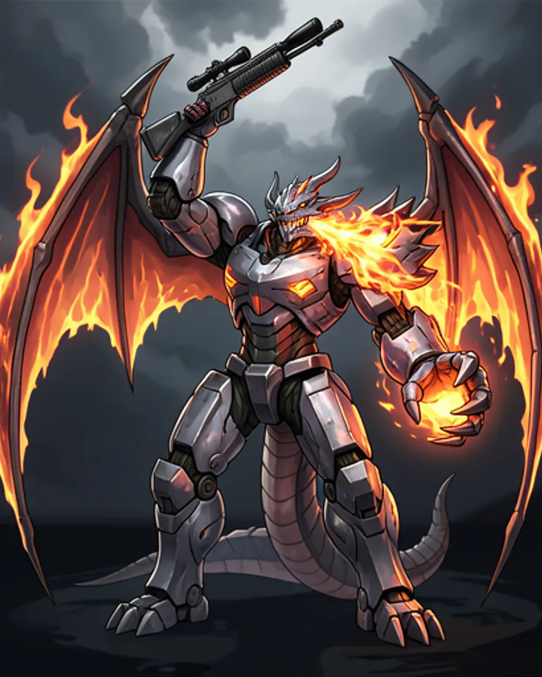 Portrait of Mecha Dragon - Weapon F