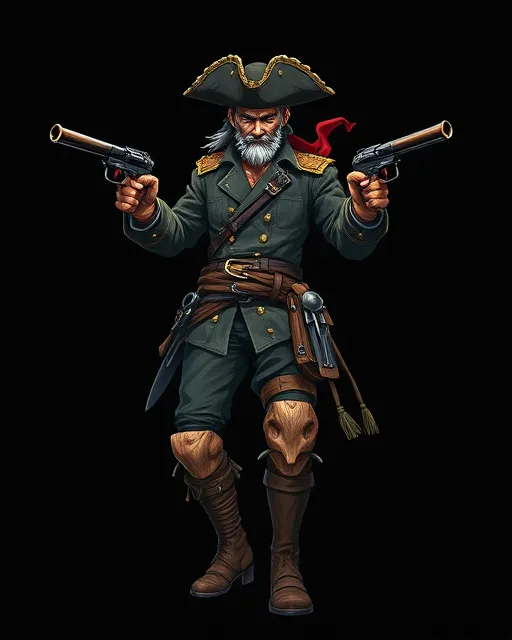 Portrait of Sunken Captain