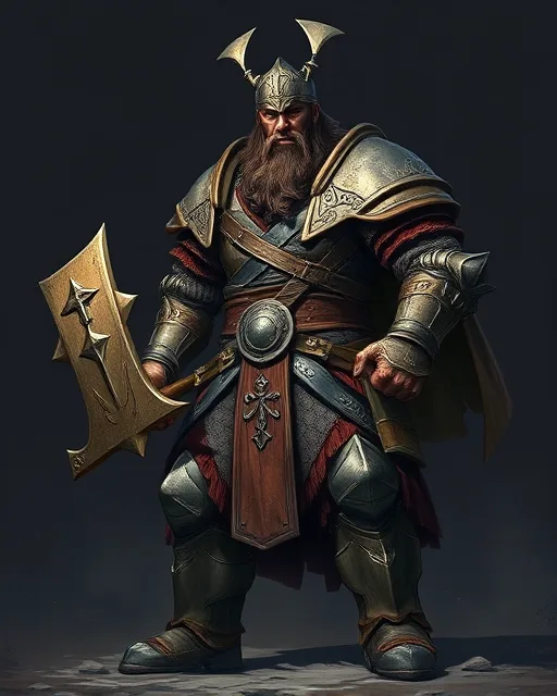 Portrait of Ancient Warrior