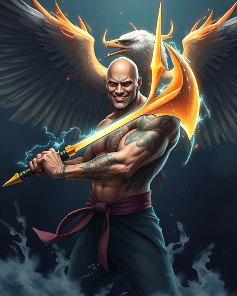 Portrait of Dwayne Johnson