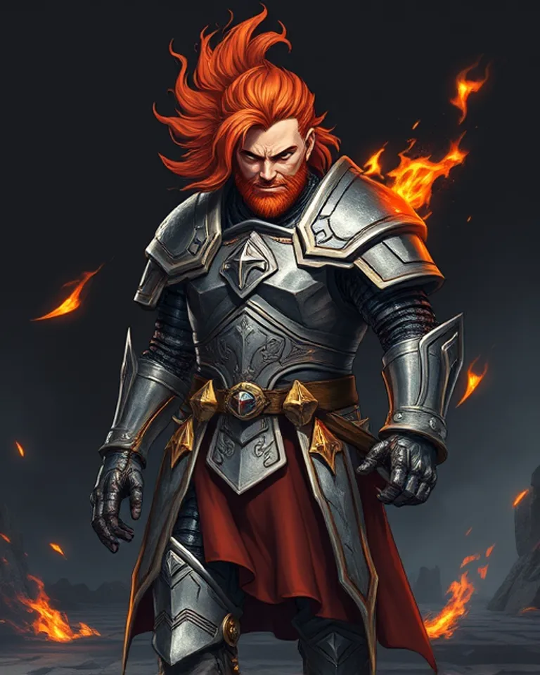 Portrait of Thalastalos the firestorm monarch 