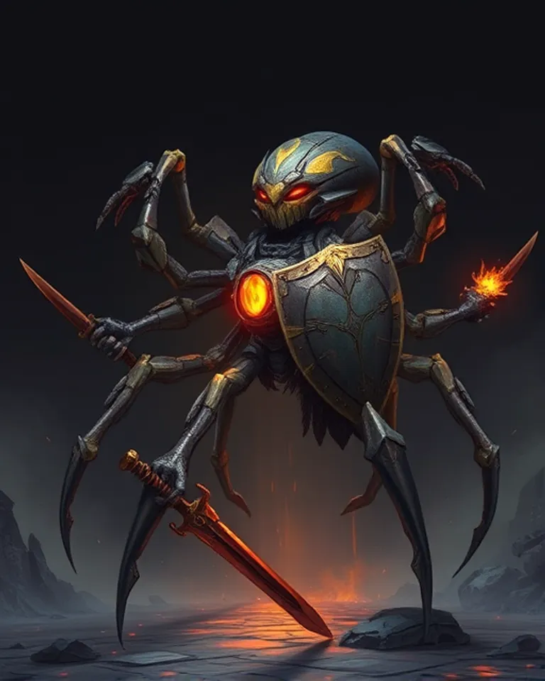 Portrait of Riley the Spider