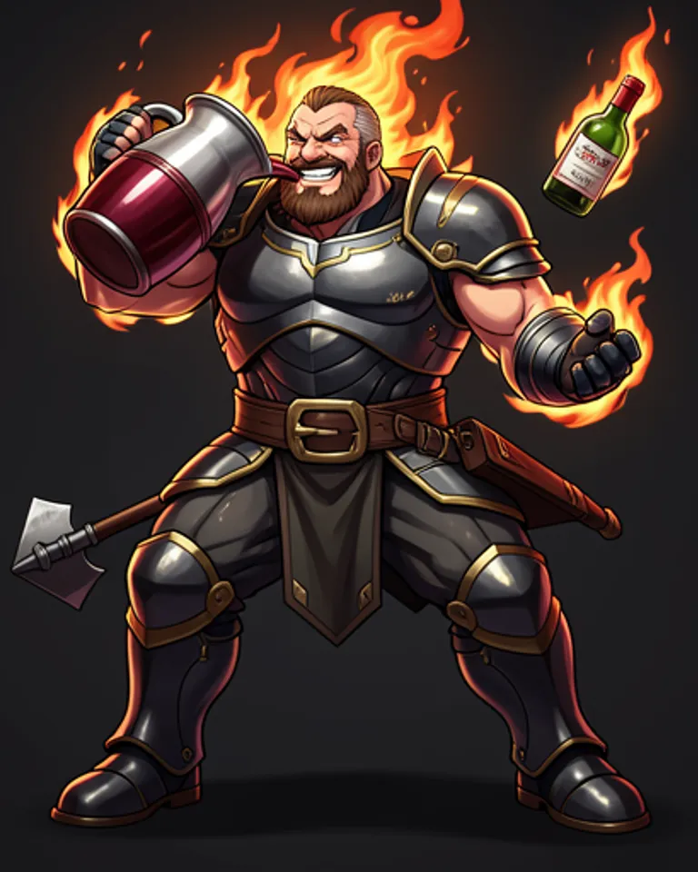 Portrait of Drunken-er Master