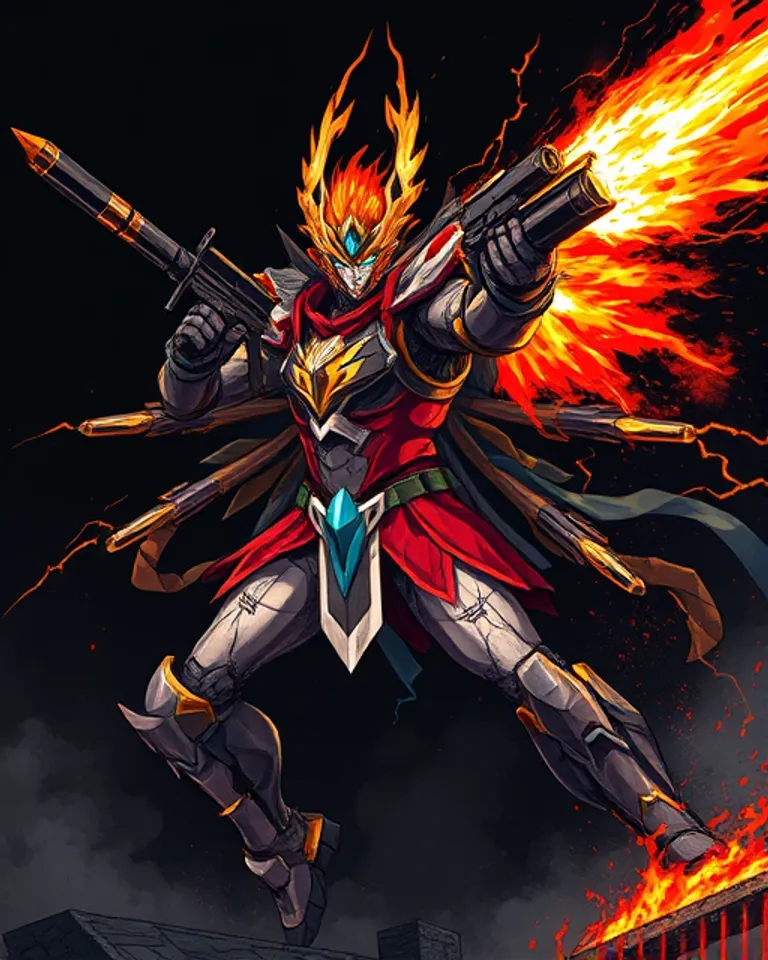 Portrait of War, the Vengeful Elemental