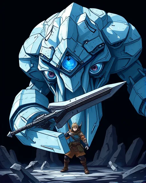 Portrait of Glacier Titan
