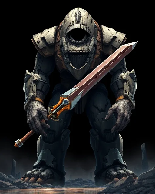 Portrait of Buried Titan