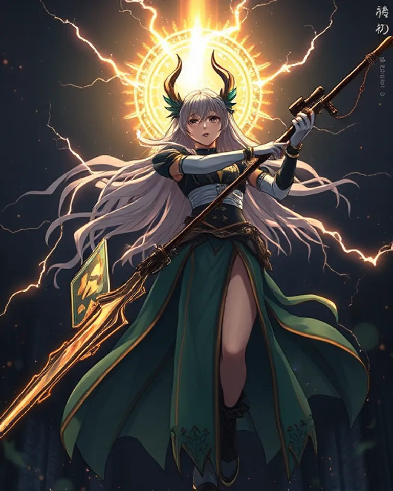 Portrait of spring , banshee of the south