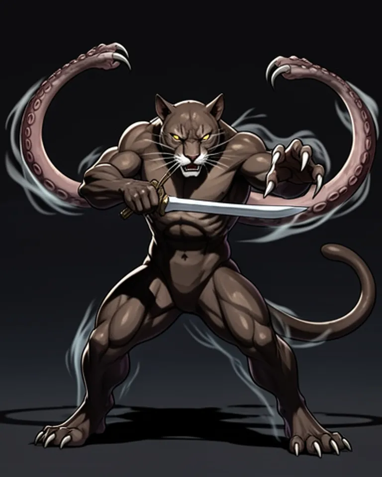 Portrait of Displacer Beast, Phase Terror