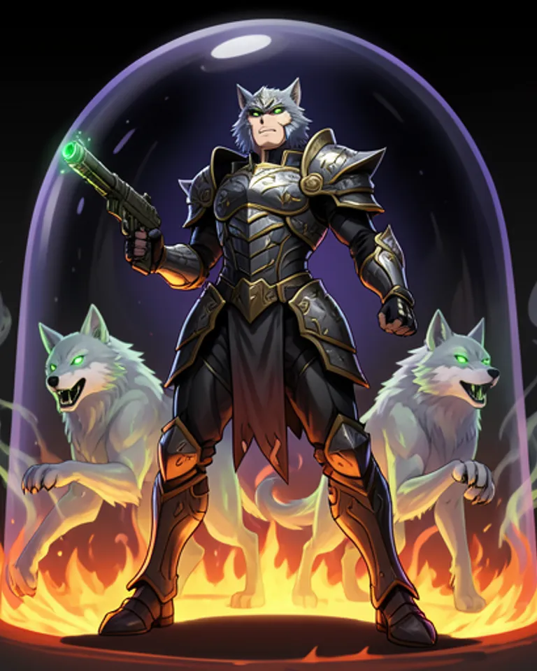 Portrait of Astrix The Wolf King