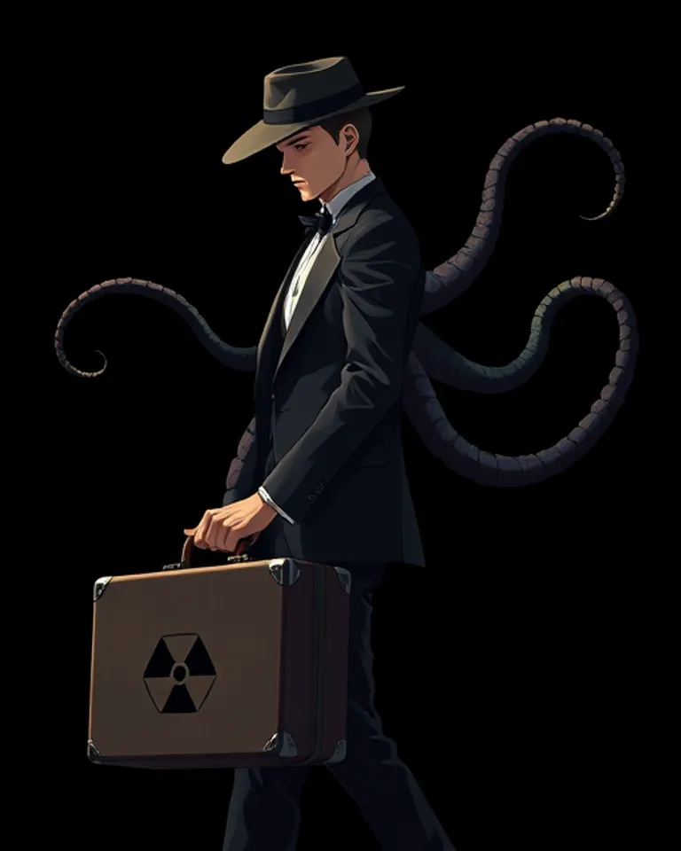 Portrait of Big with a Nuke