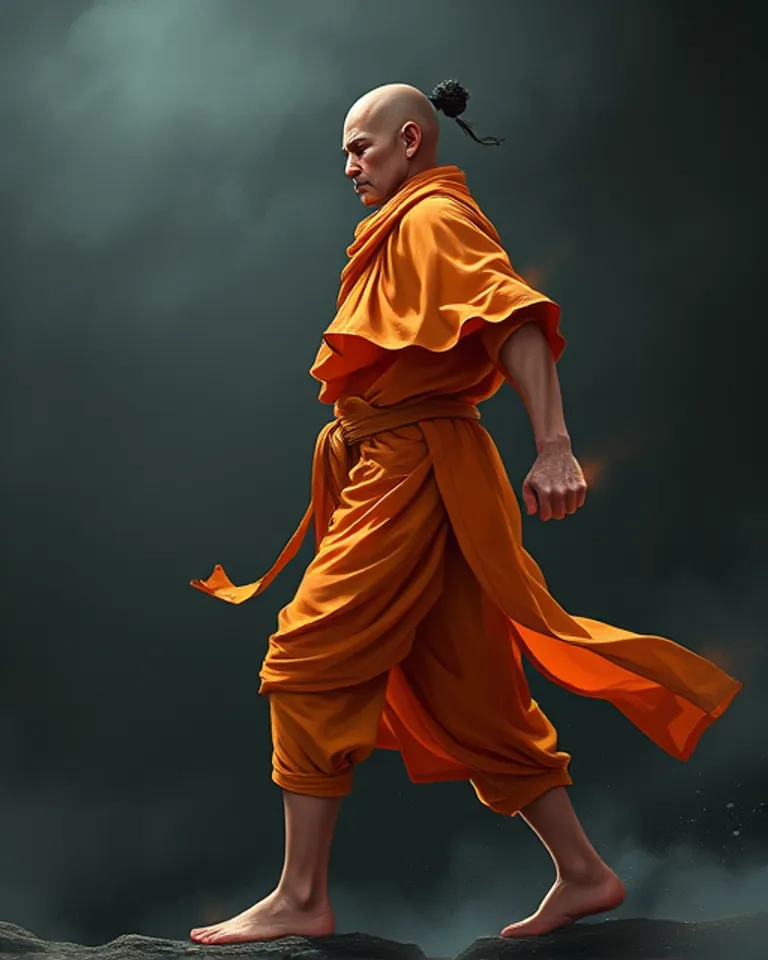 Portrait of Ghandi