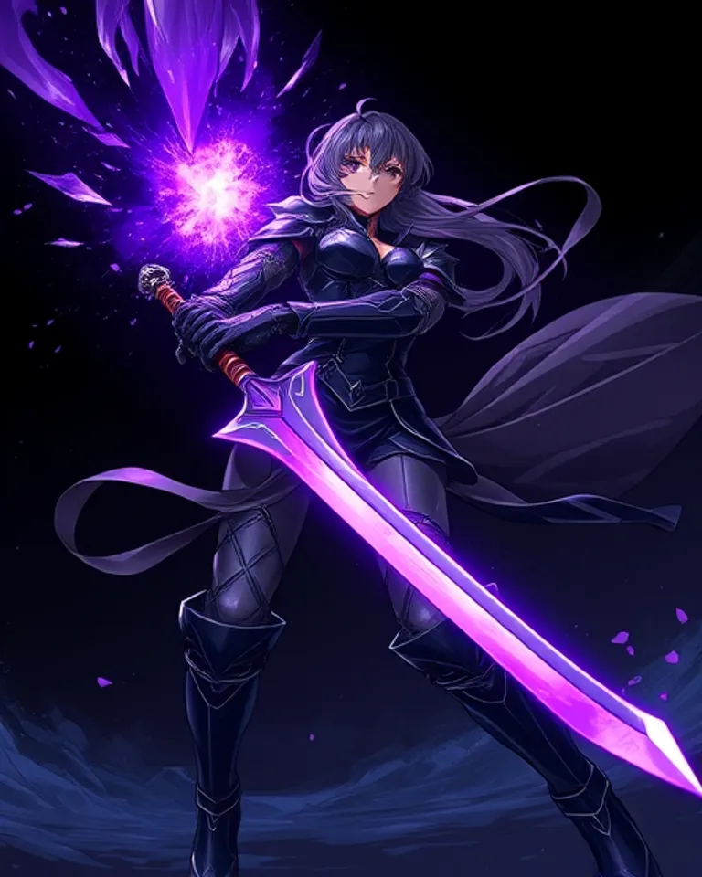 Portrait of Void Swordstress
