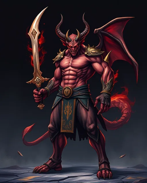 Portrait of Wrath Devil