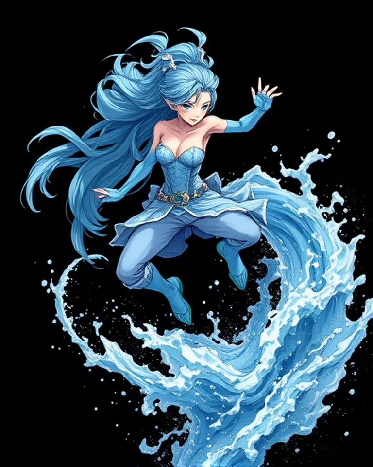 Portrait of Wave Queen