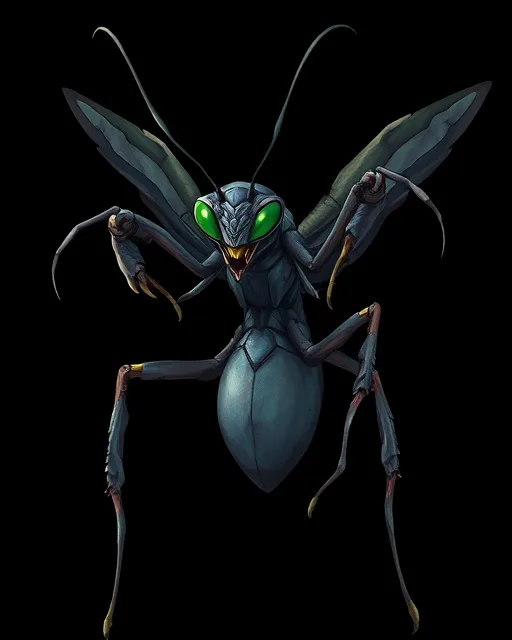 Portrait of Shadow Mantis