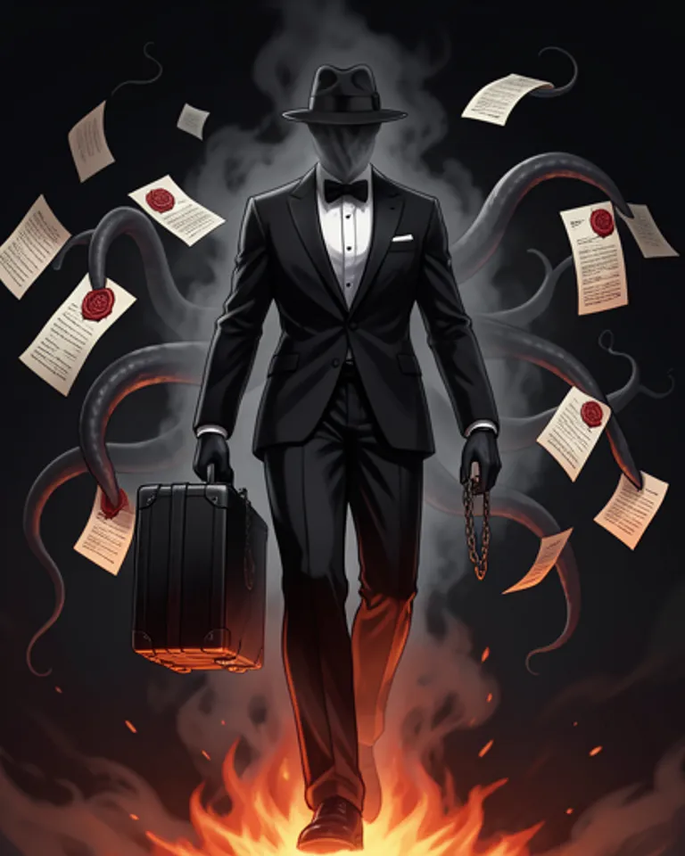 Portrait of Debt Collector