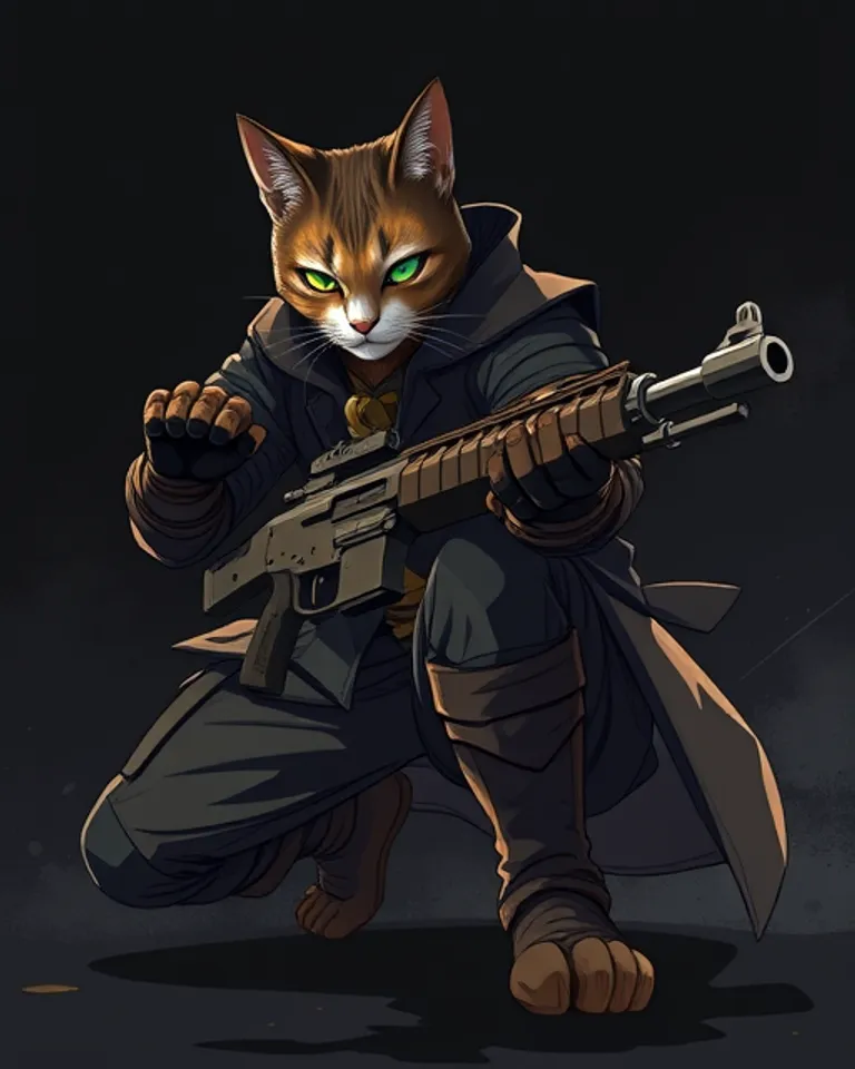 Portrait of bast the mobster 