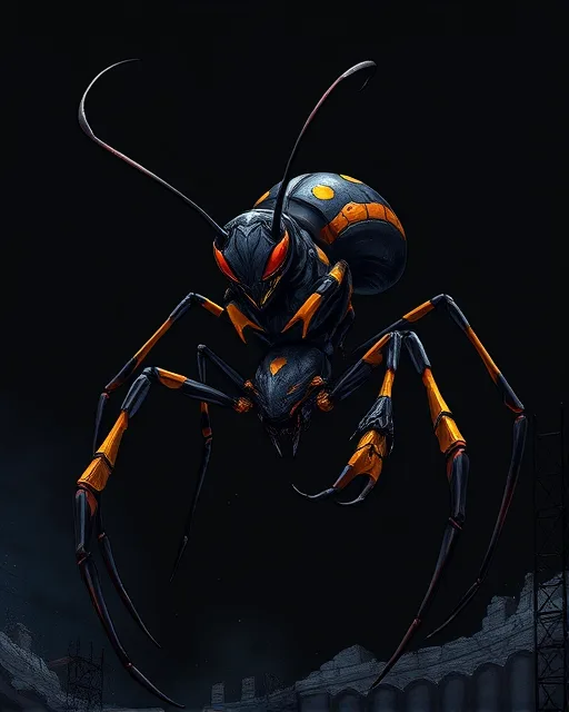 Portrait of Silk Spider
