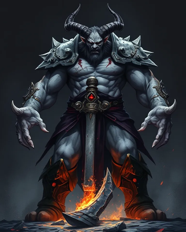 Portrait of Gharag the Mountain