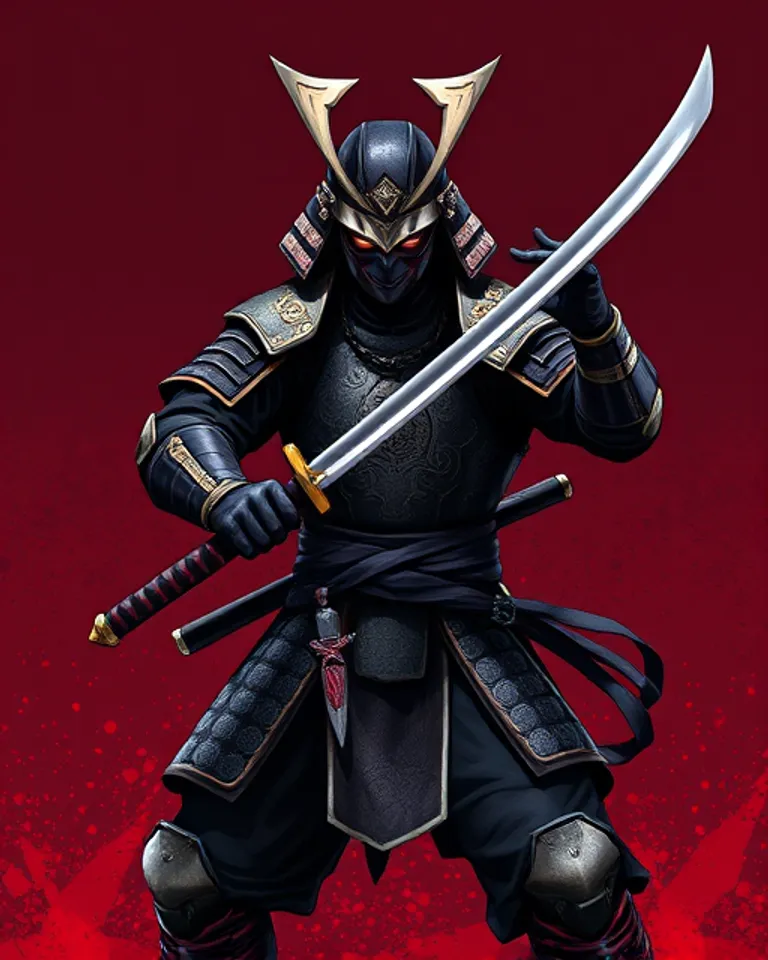 Portrait of Eternal Samurai