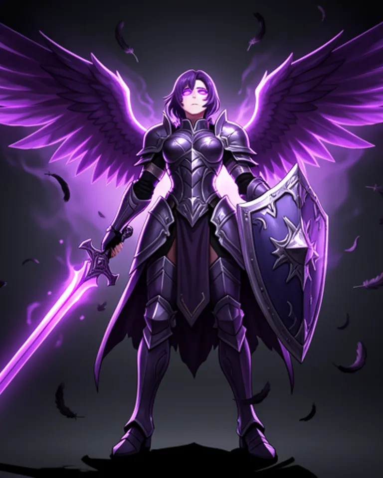 Portrait of Miss Purple