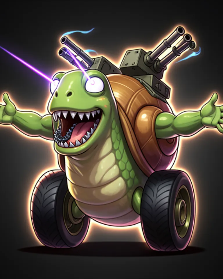 Portrait of MaxiTank Snail