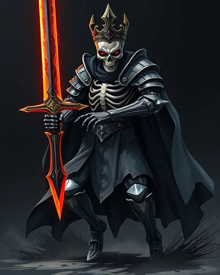 Portrait of Fallen Arthur, King of the Dead