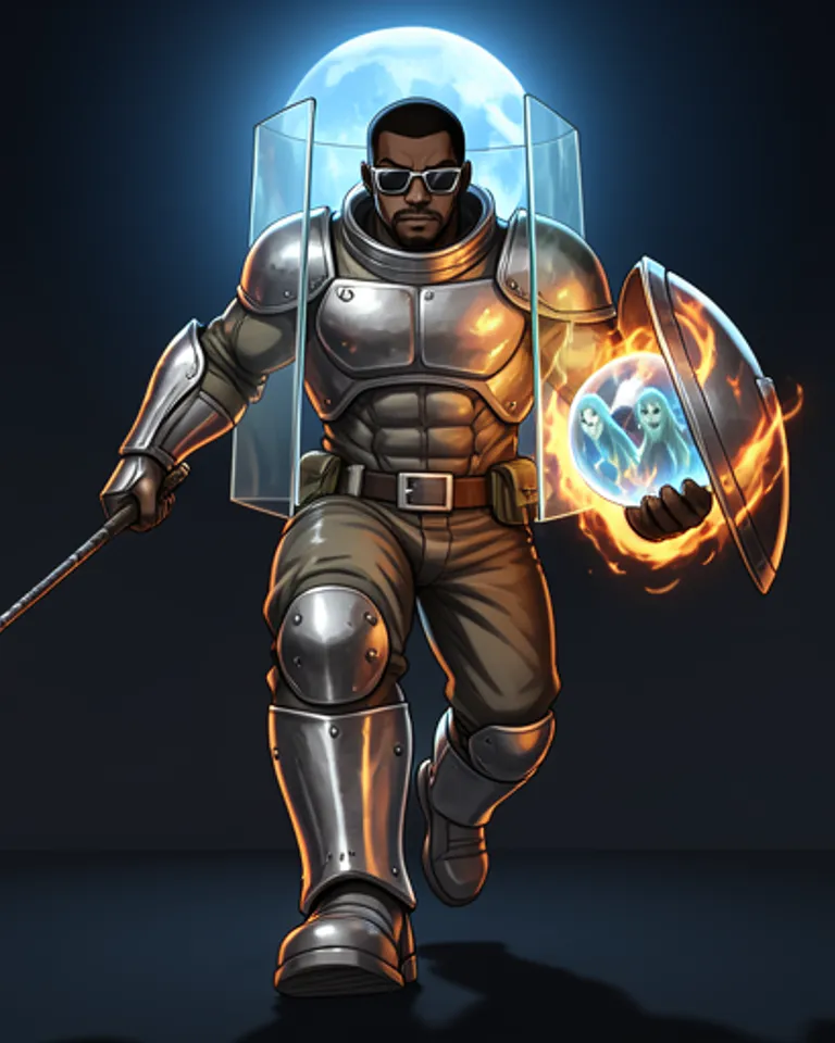 Portrait of Ednaldo Pereira, Ghostbane