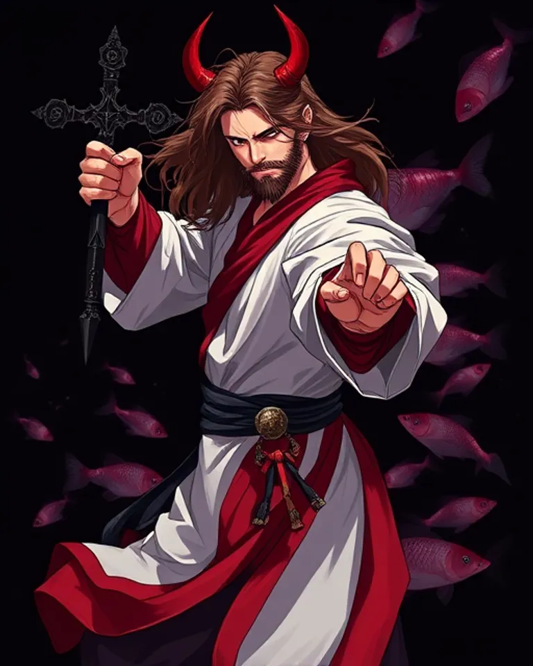Portrait of Devil Jesus 3