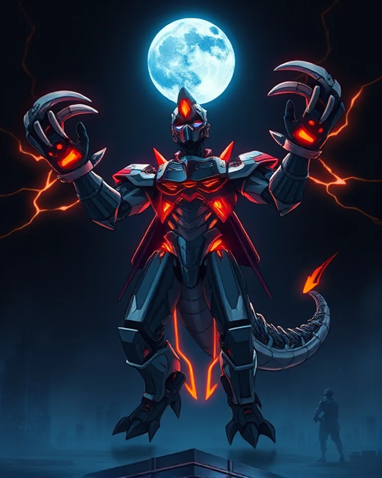 Portrait of Magnus the Dinoknight