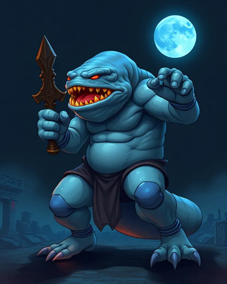 Portrait of Sluggy the Slow Slimy Slayer