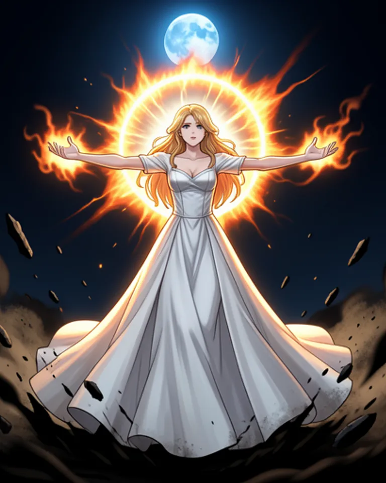 Portrait of The Atomic Saint