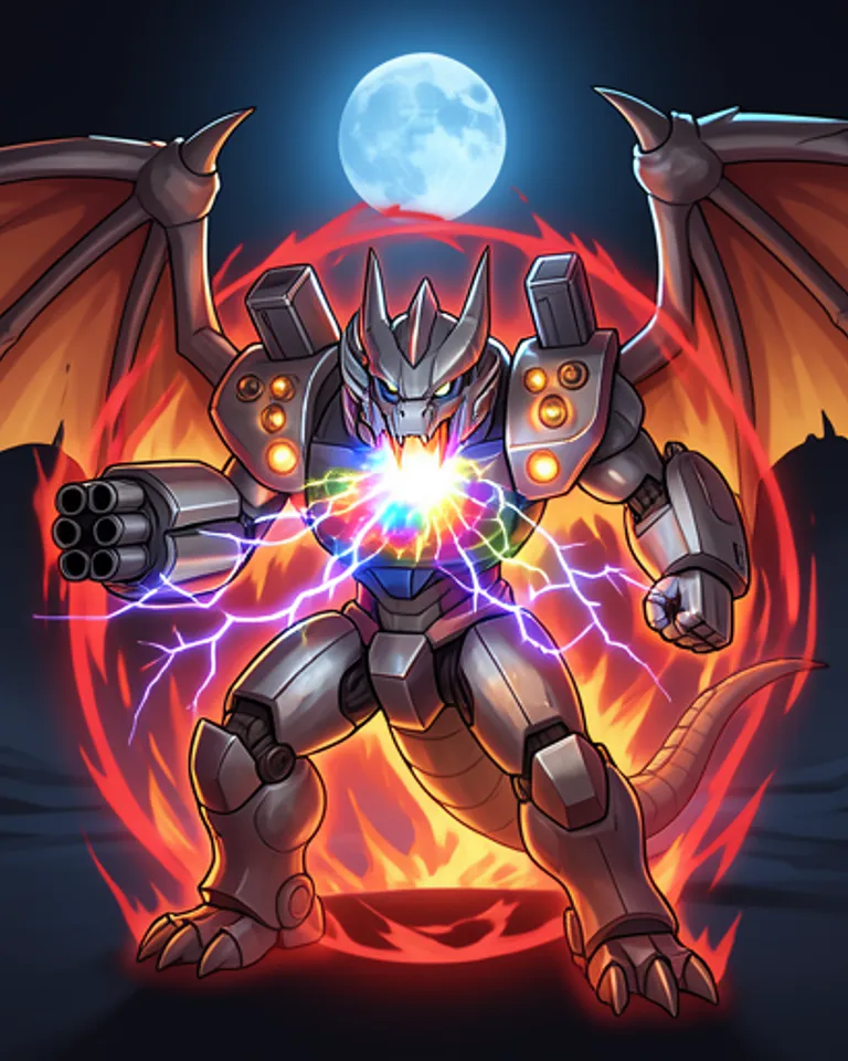 Portrait of Mecha Dragon - Emperor