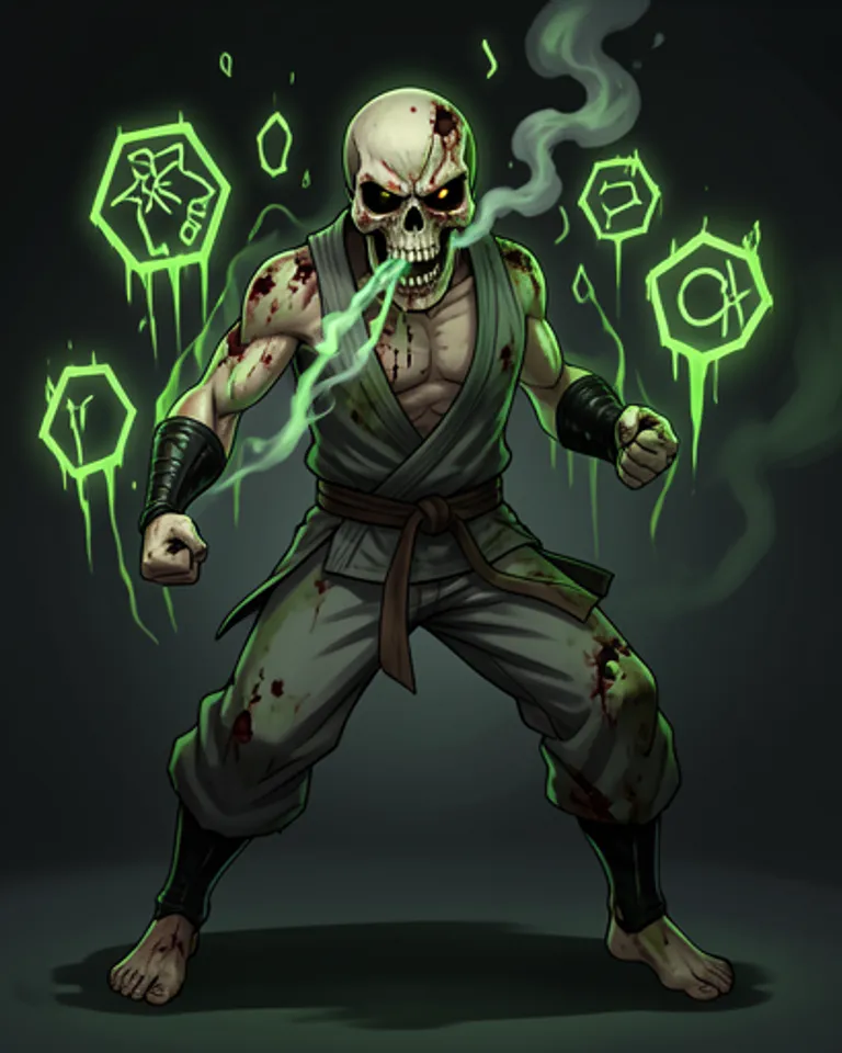 Portrait of Pandemic Curse