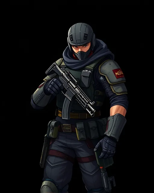Portrait of Spent Soldier