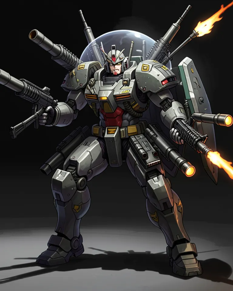Portrait of Gun god