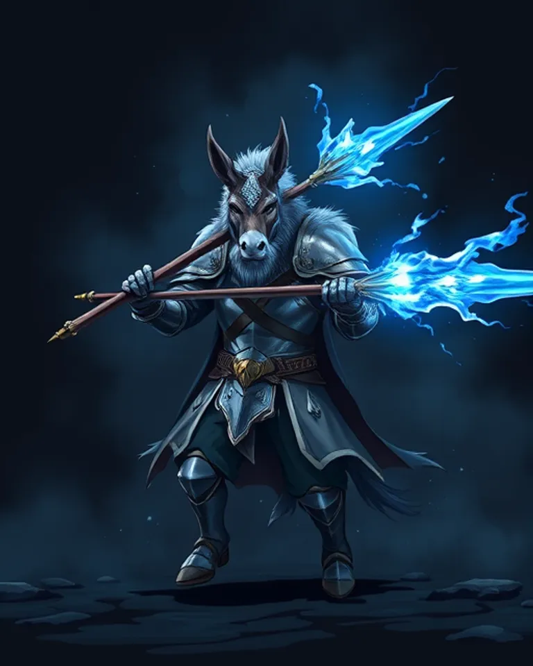 Portrait of Donkey Knight 