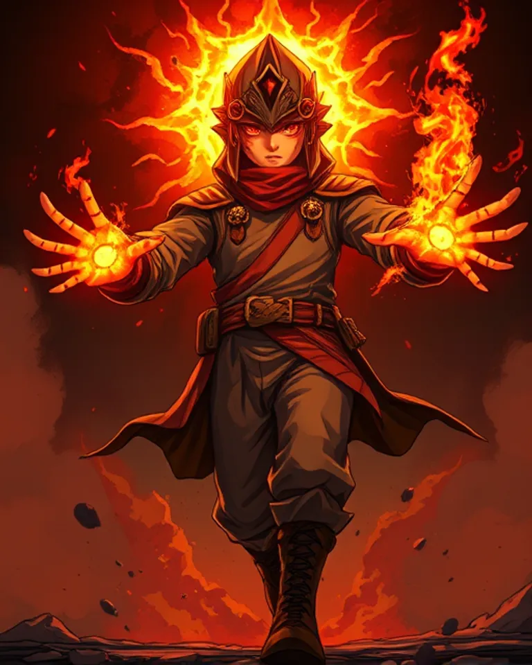 Portrait of Yuri Ken the sun fighter