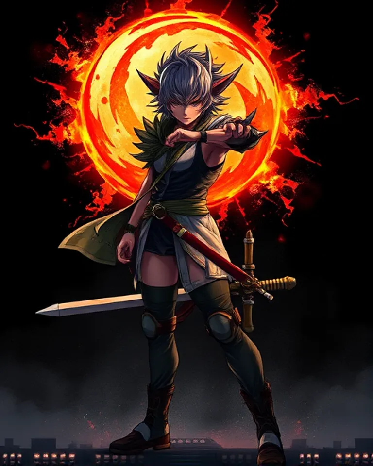 Portrait of Scorching Sun