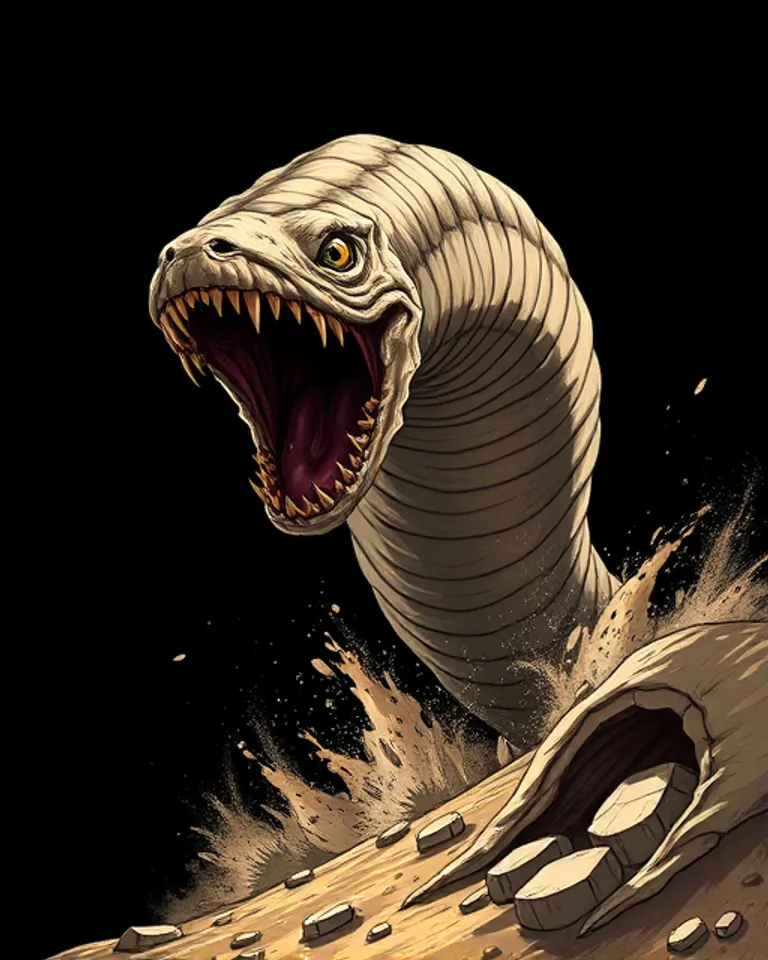 Portrait of The sand worm